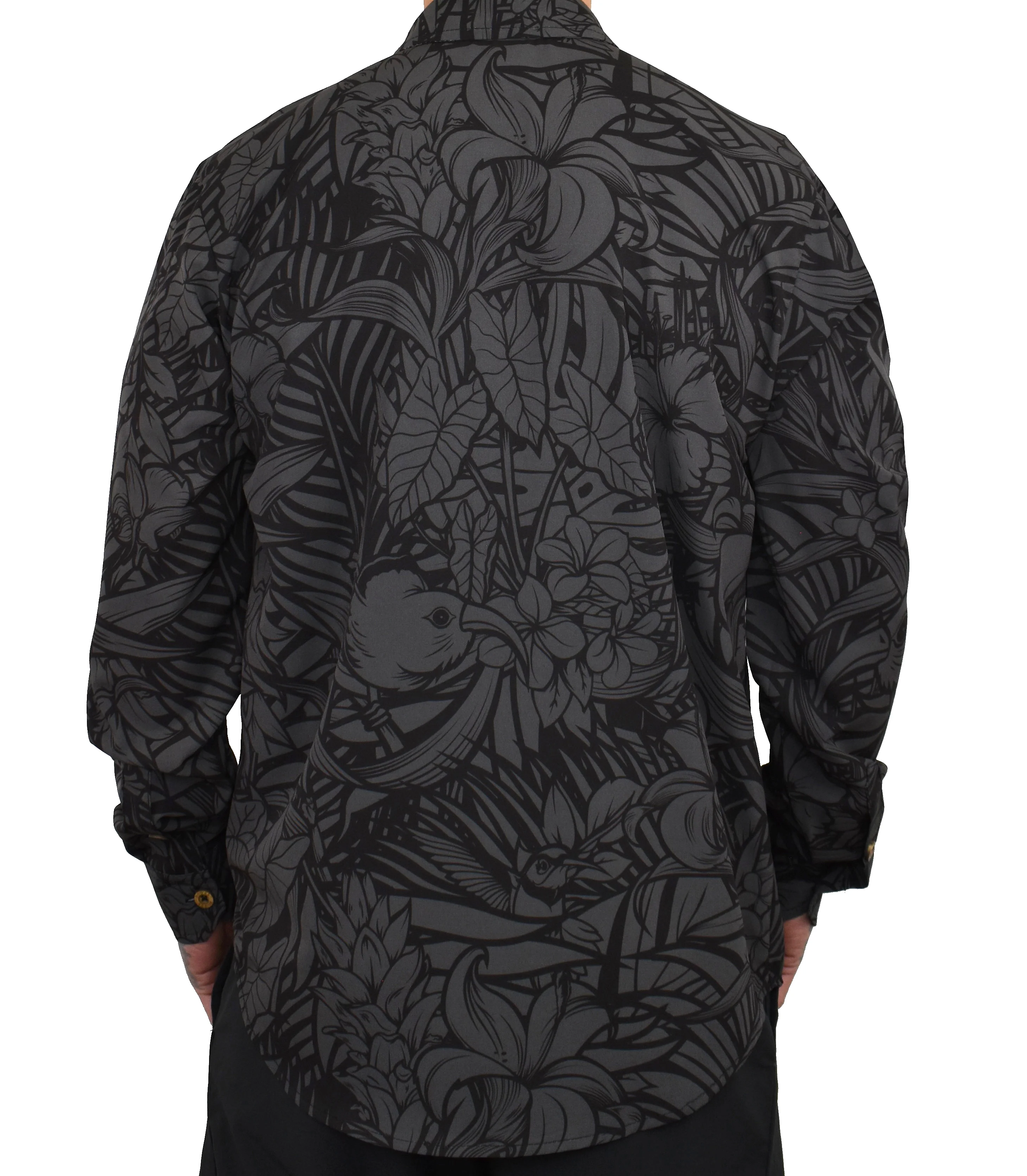 'Charcoal Ohana' ULTRA Long Sleeve Shirt - Image 4