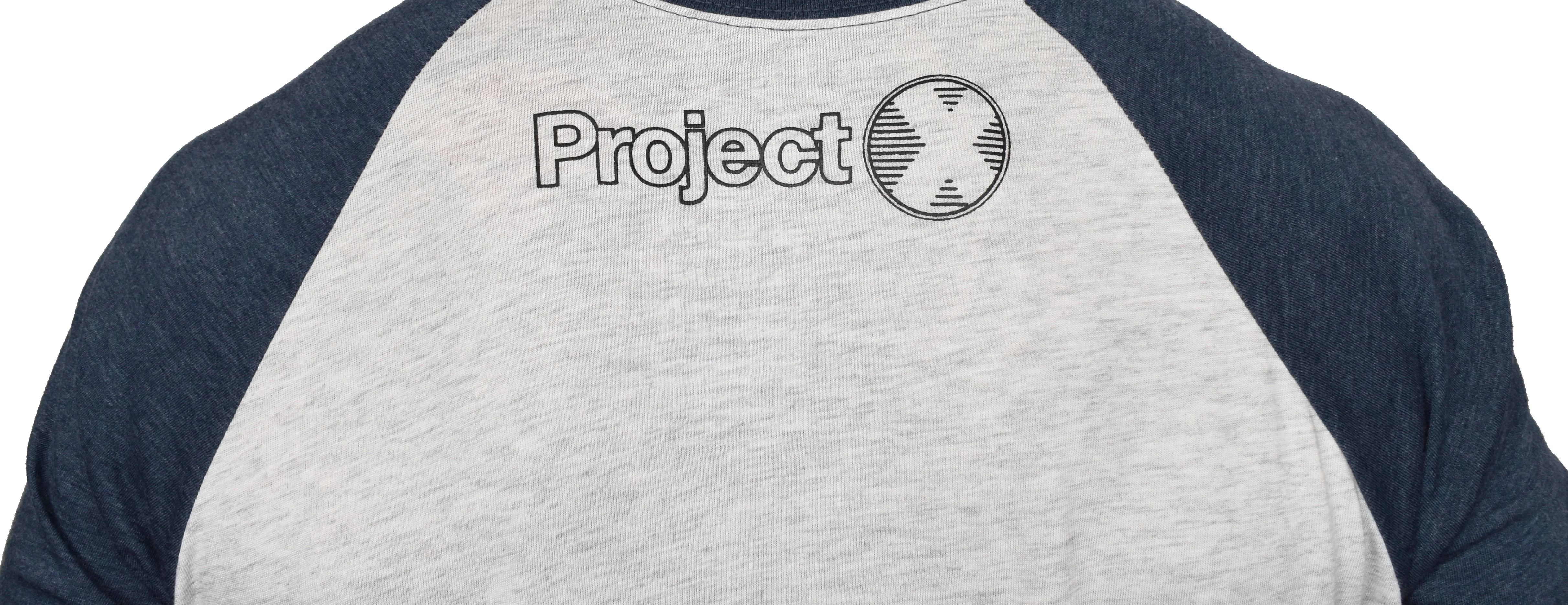 'Dia de los Deadlifts' 3/4 RAGLAN  - Marine/White - Image 3