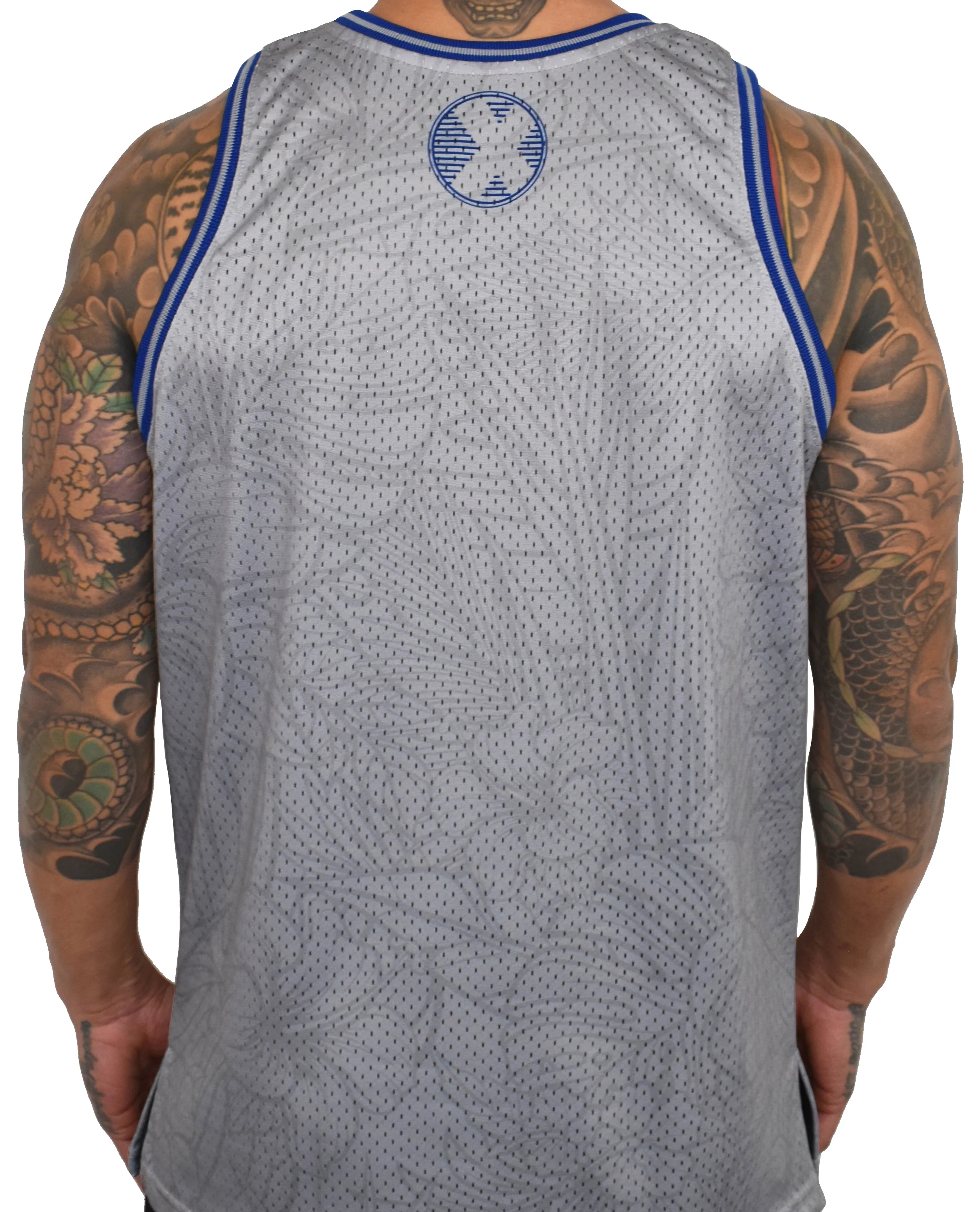 Men's 'Floral LA' Jersey - Grey - FINAL SALE - Image 3