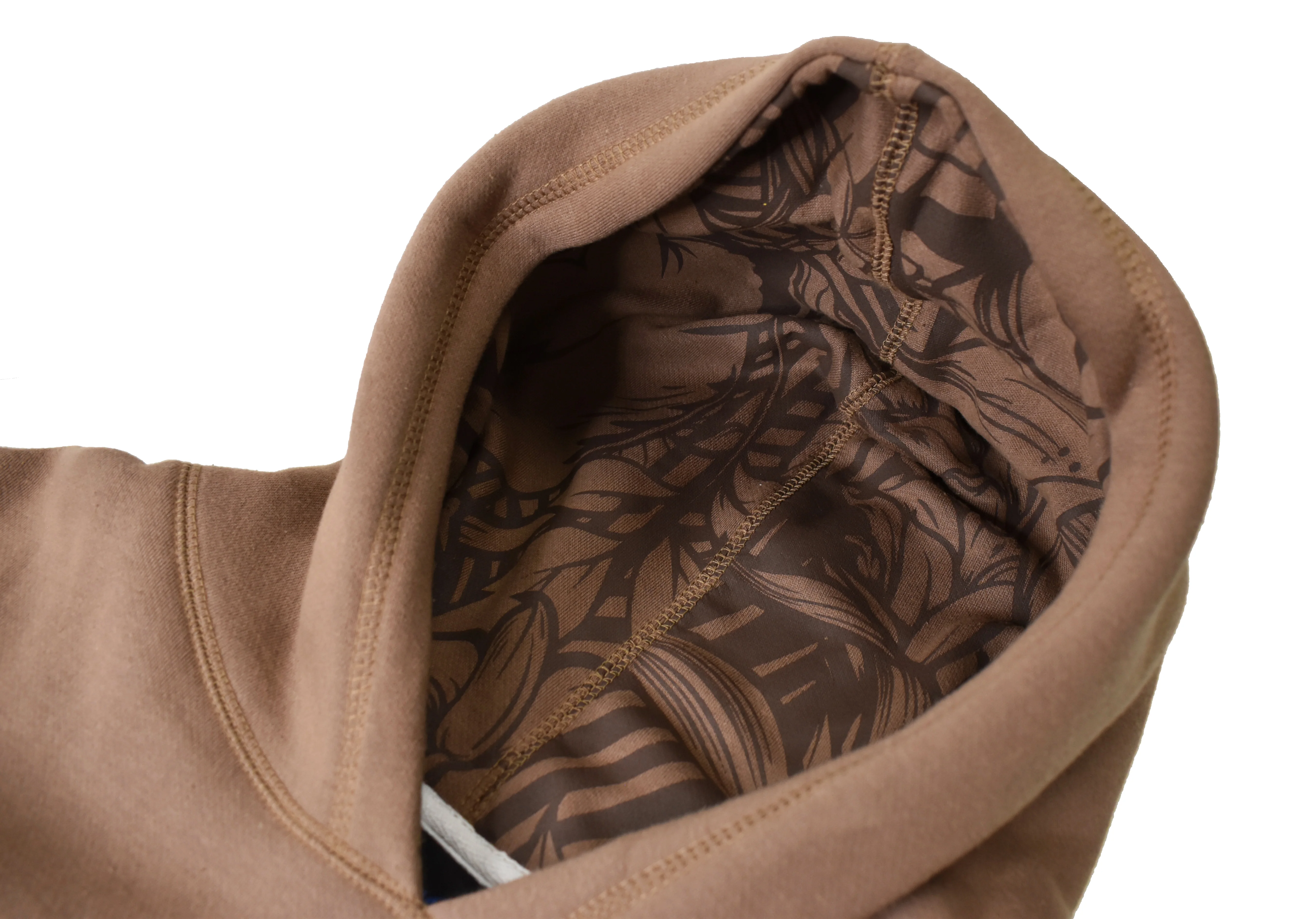 'Ohana Over Everything' Embroidered Hoodie - Mocha - Image 4