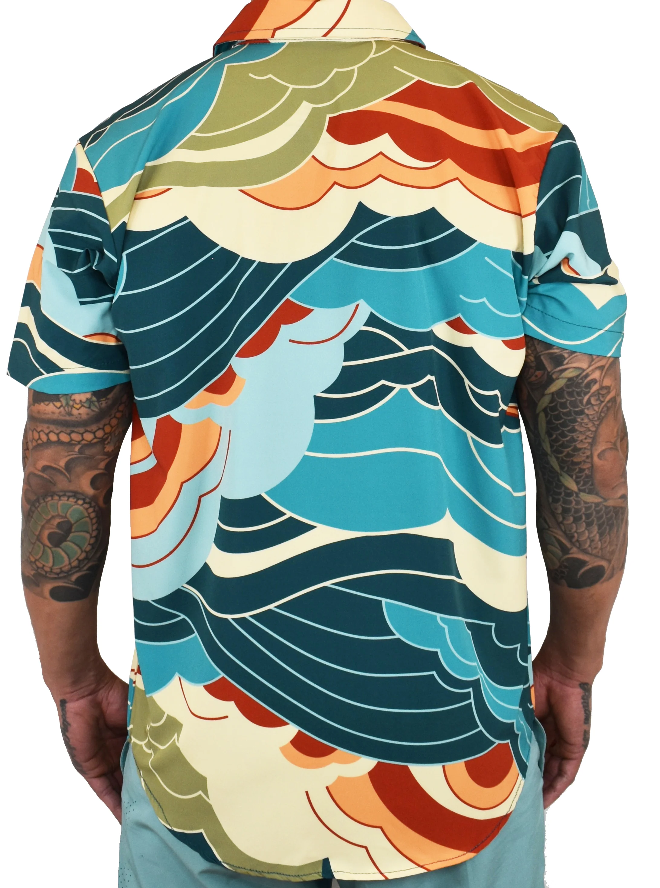 'SunKiss' ULTRA Aloha (Hawaiian) Shirt - Image 3