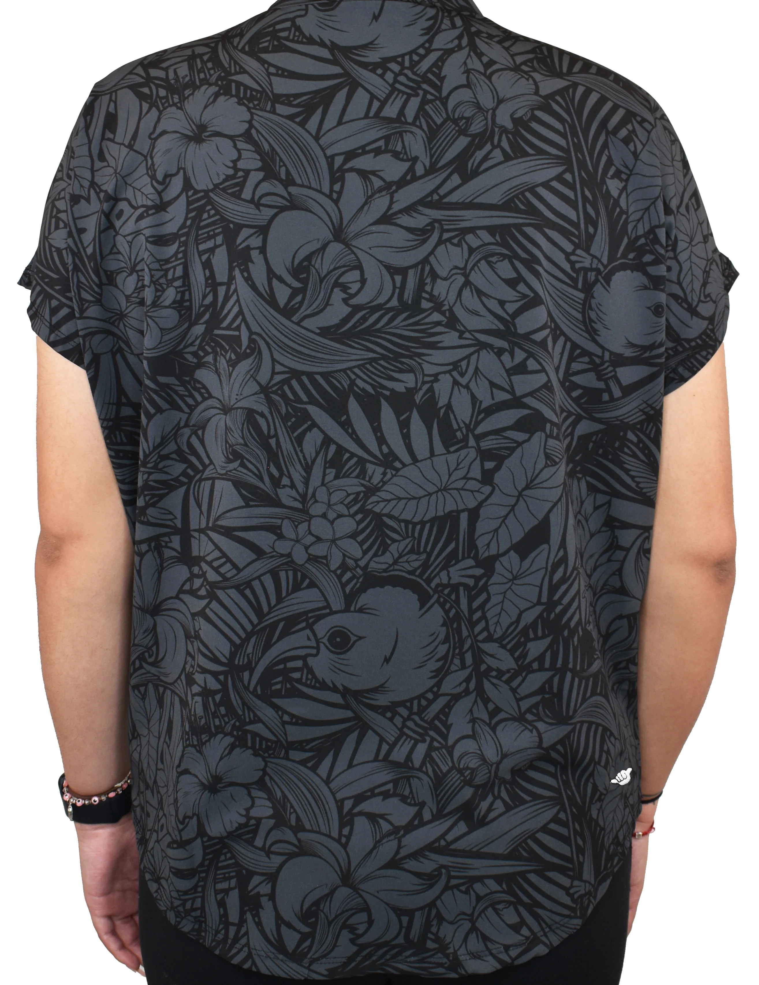 Women's 'Charcoal Ohana' ULTRA Aloha Dolman - Image 4