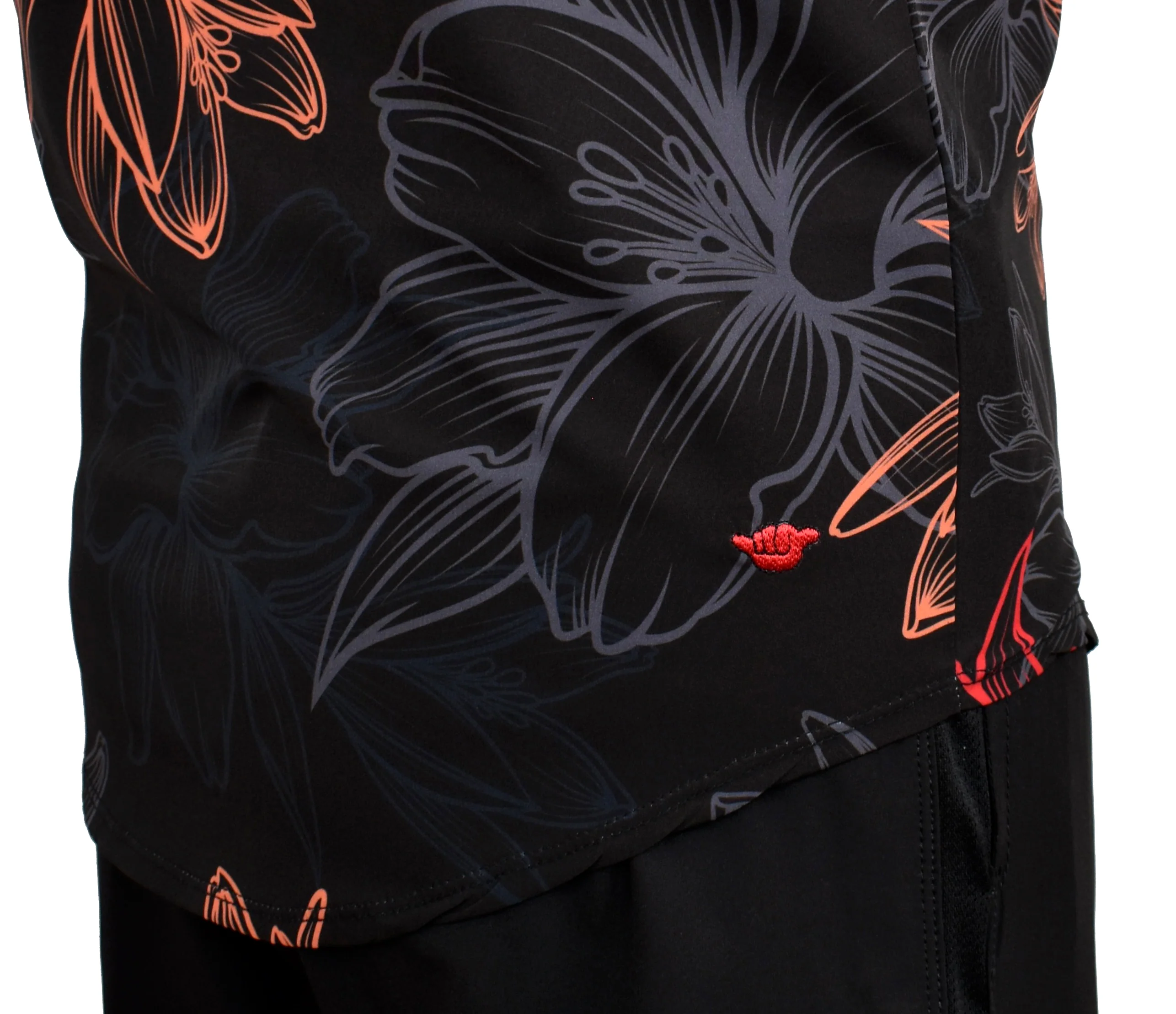 Women's 'Electric Lava Floral' ULTRA Aloha Dolman - Image 4